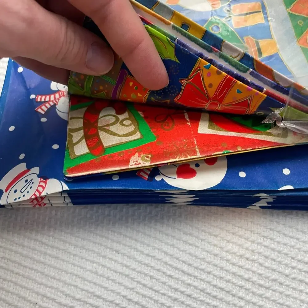 Vintage gift bags and vintage wrapping paper